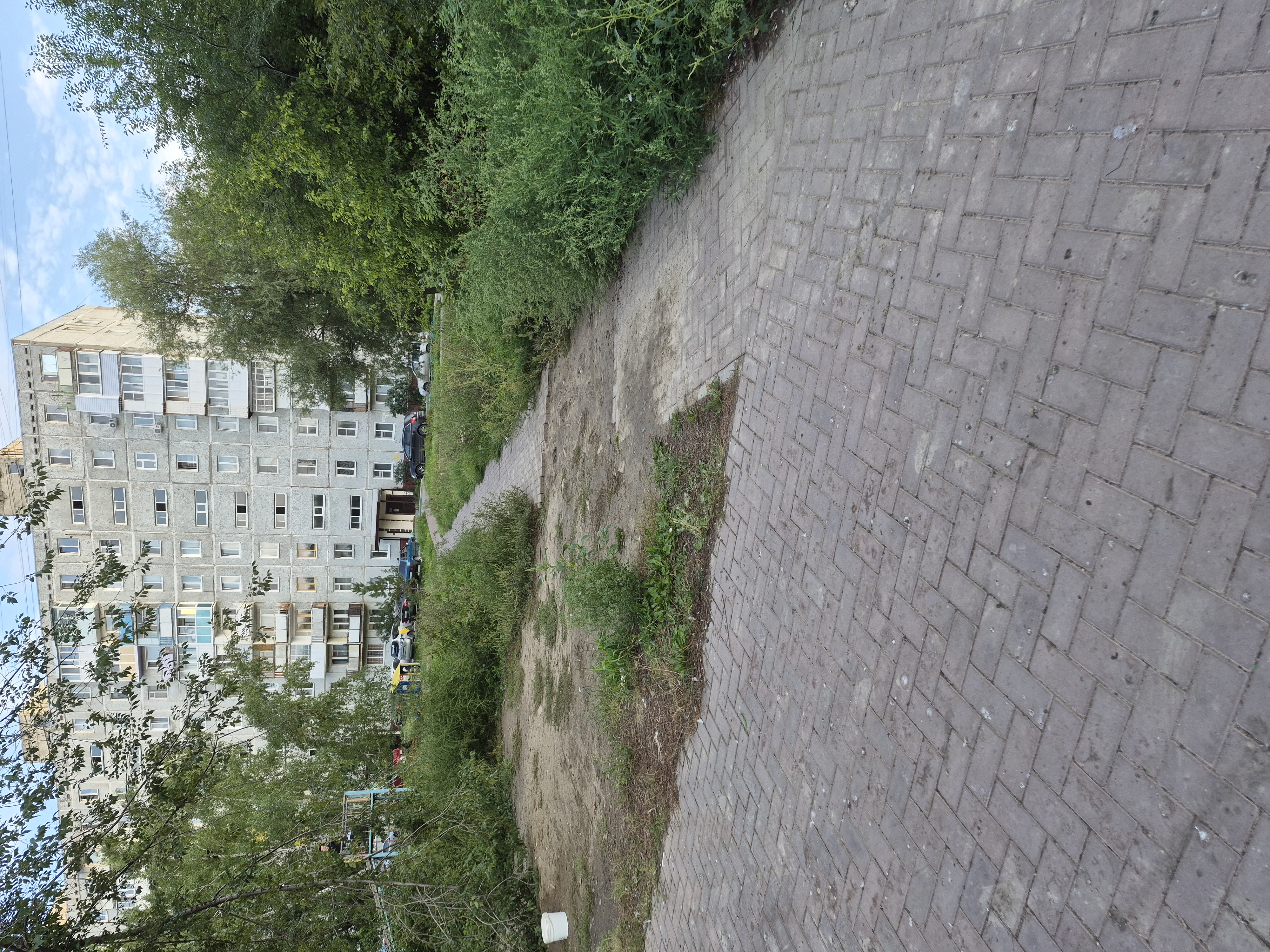 Восстановить пешеходную дорожку от Гашека, д. 5/2 в сторону Гашека, д.5 , которая была разрушена во время ремонта тепловых сетей