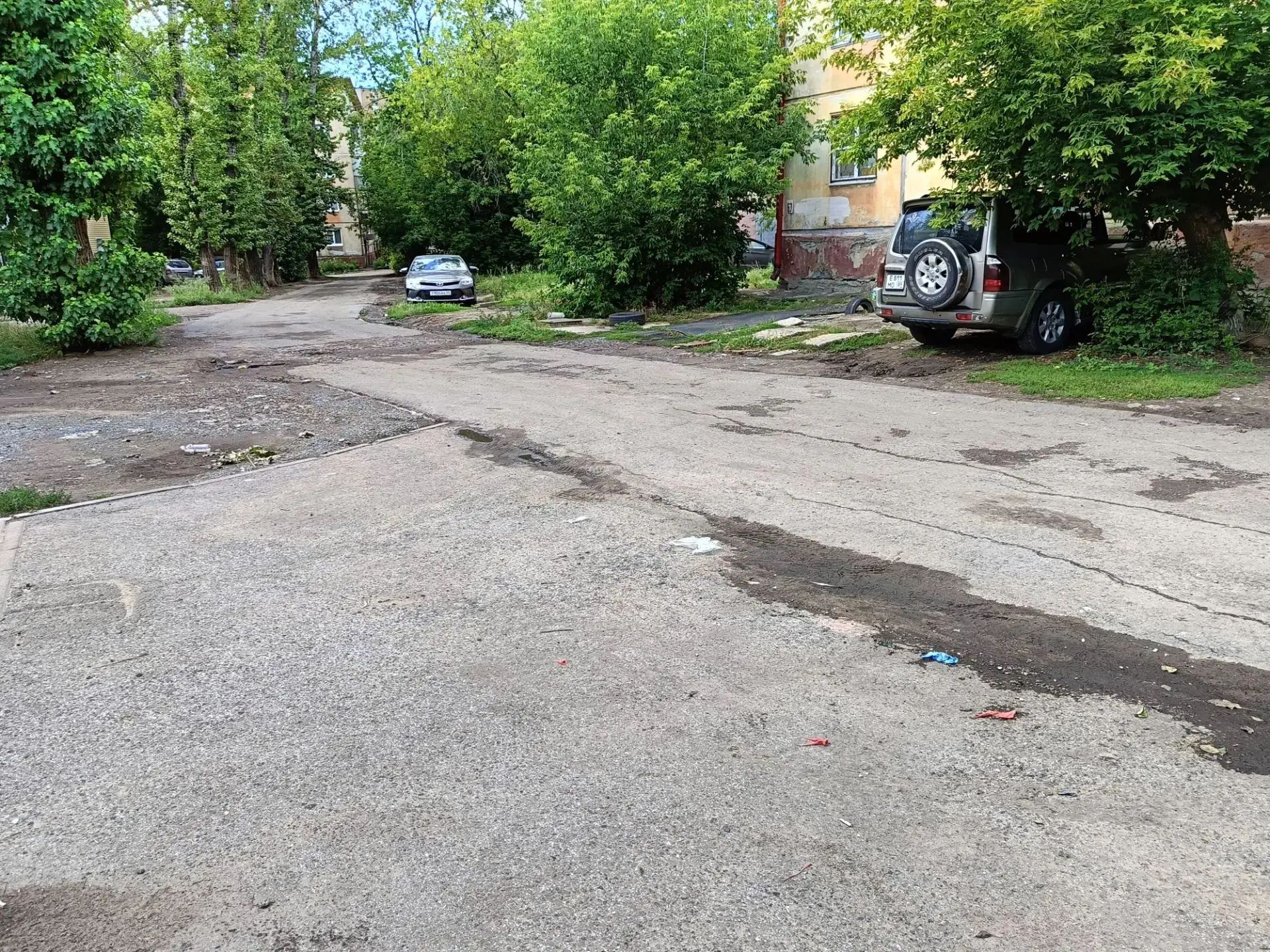 Дорога между ул.20 Партсъезда и ул.Магистральной от дома Магистральная 59 до 67а