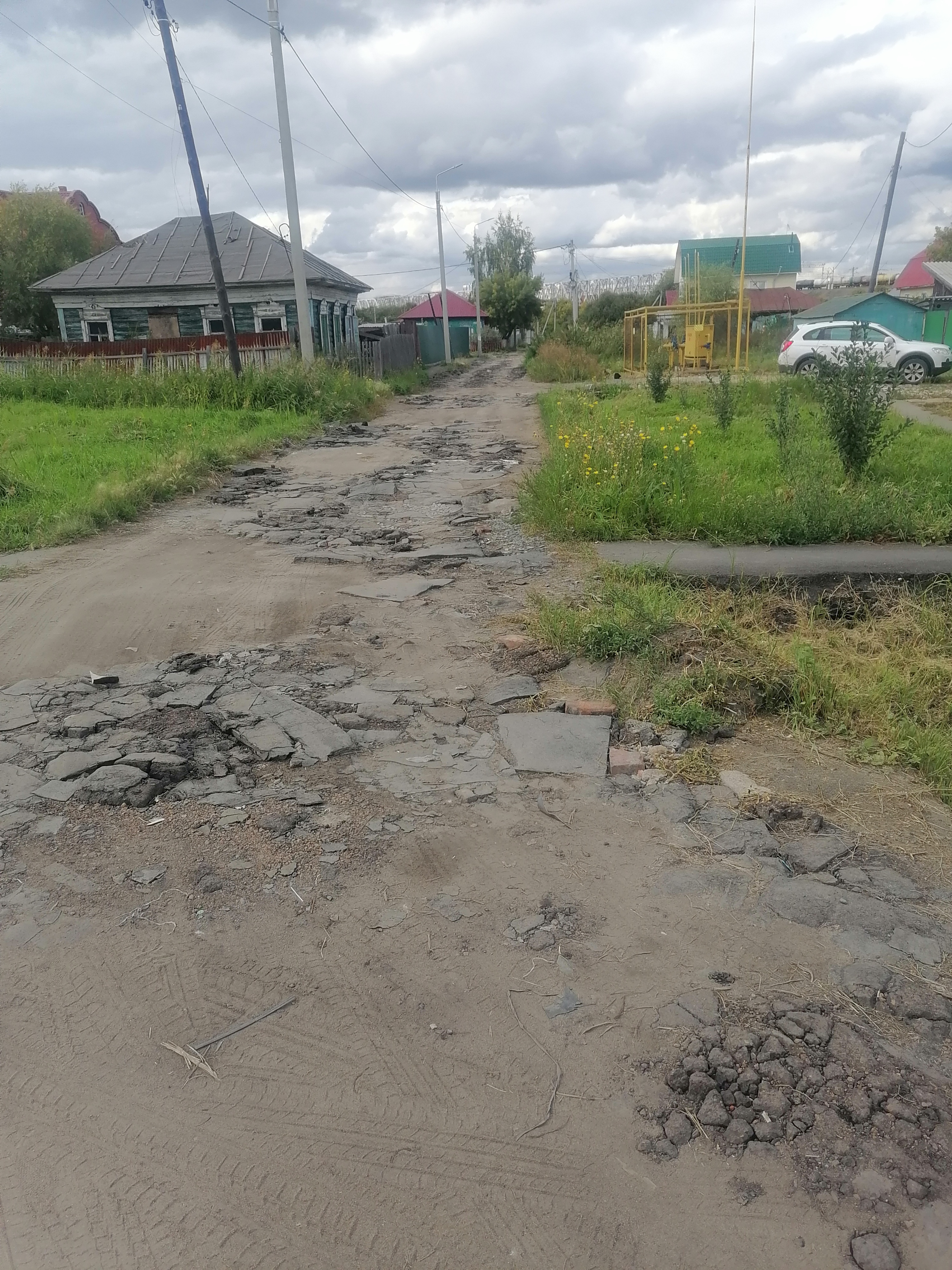 Дорога по улице 6 красноармейская, вся улица
