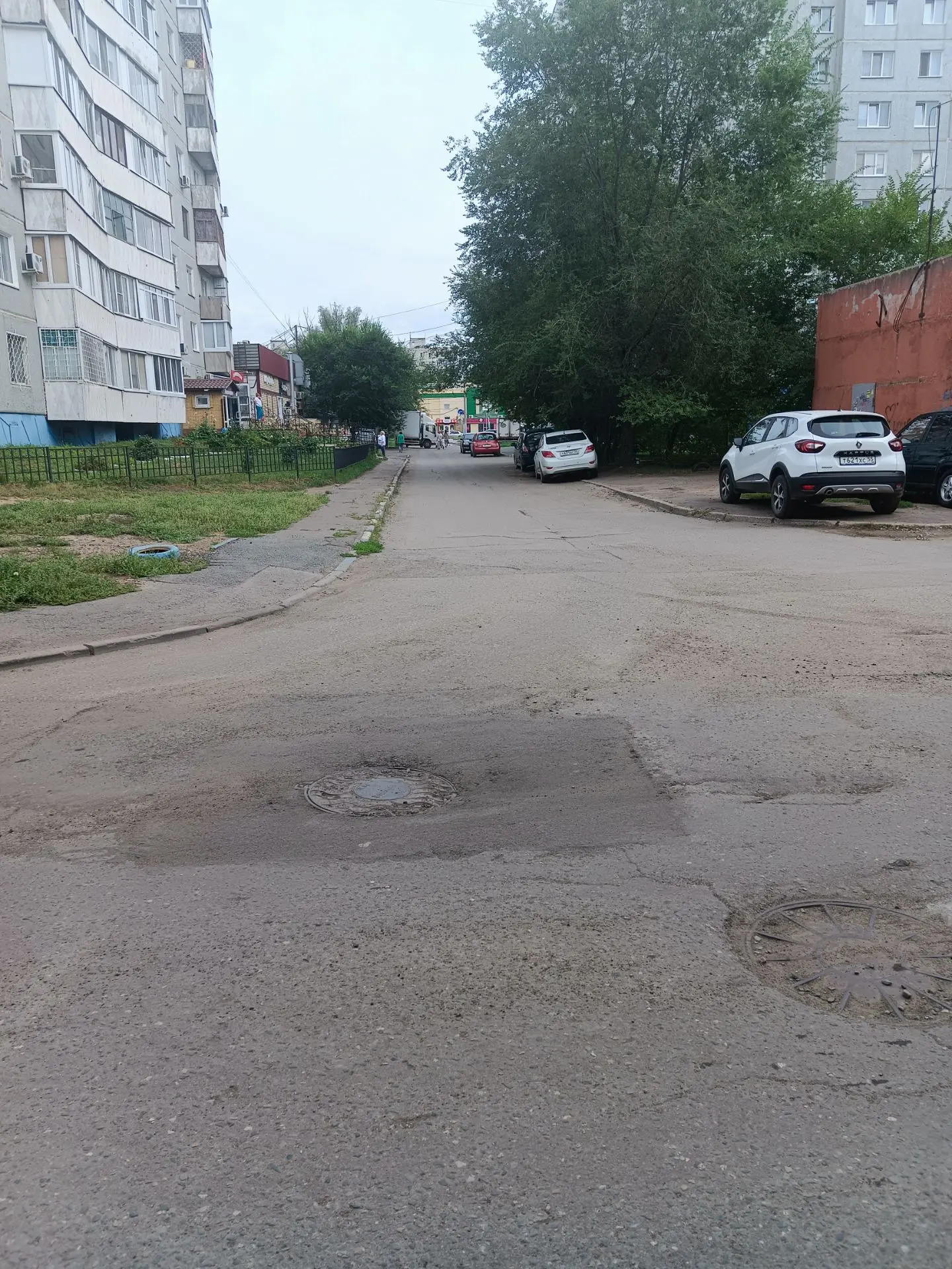 Ремонт проездов вблизи домов 26, 28 по улице Заозерной