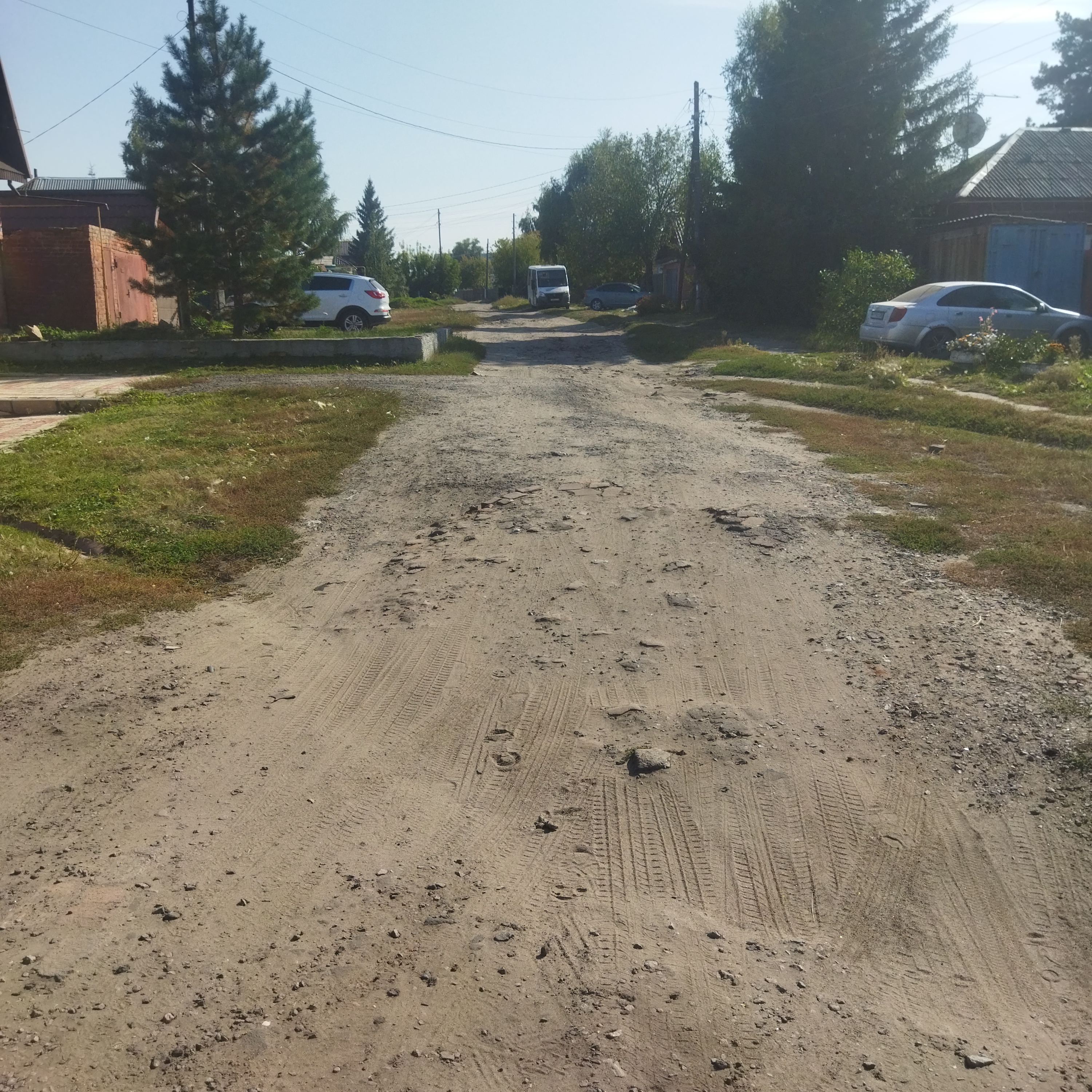 Дорога по ул. 24-я Линия от дома 1 до 55
