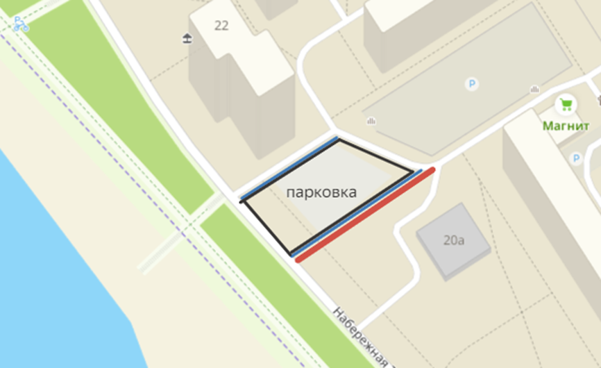 Дополнительный межквартальный проезд на наб. Тухачевского